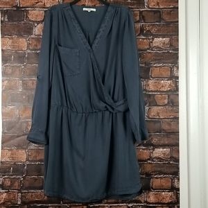 NEXT| Casual Roll Tab Faux Wrap Dress